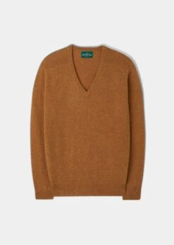 Hampshire Lambswool Jumper In Gazelle - Classic Fit