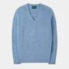 Kilsyth Men's Lambswool Jumper In Glacier - Regular Fit