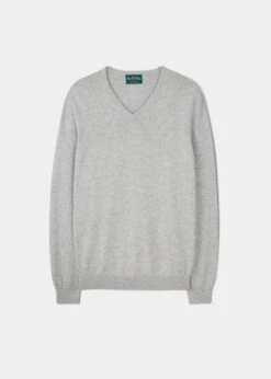 Rothwell Cotton Cashmere Jumper In Dove