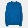 Rothwell Cotton Cashmere Jumper In Regatta