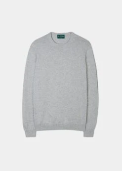 Leysmill Cotton Cashmere Jumper In Dove