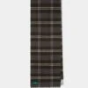 Lubmore Wool Plaid Scarf In Grey