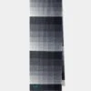 Bradfield Faded Stripe Scarf In Charcoal