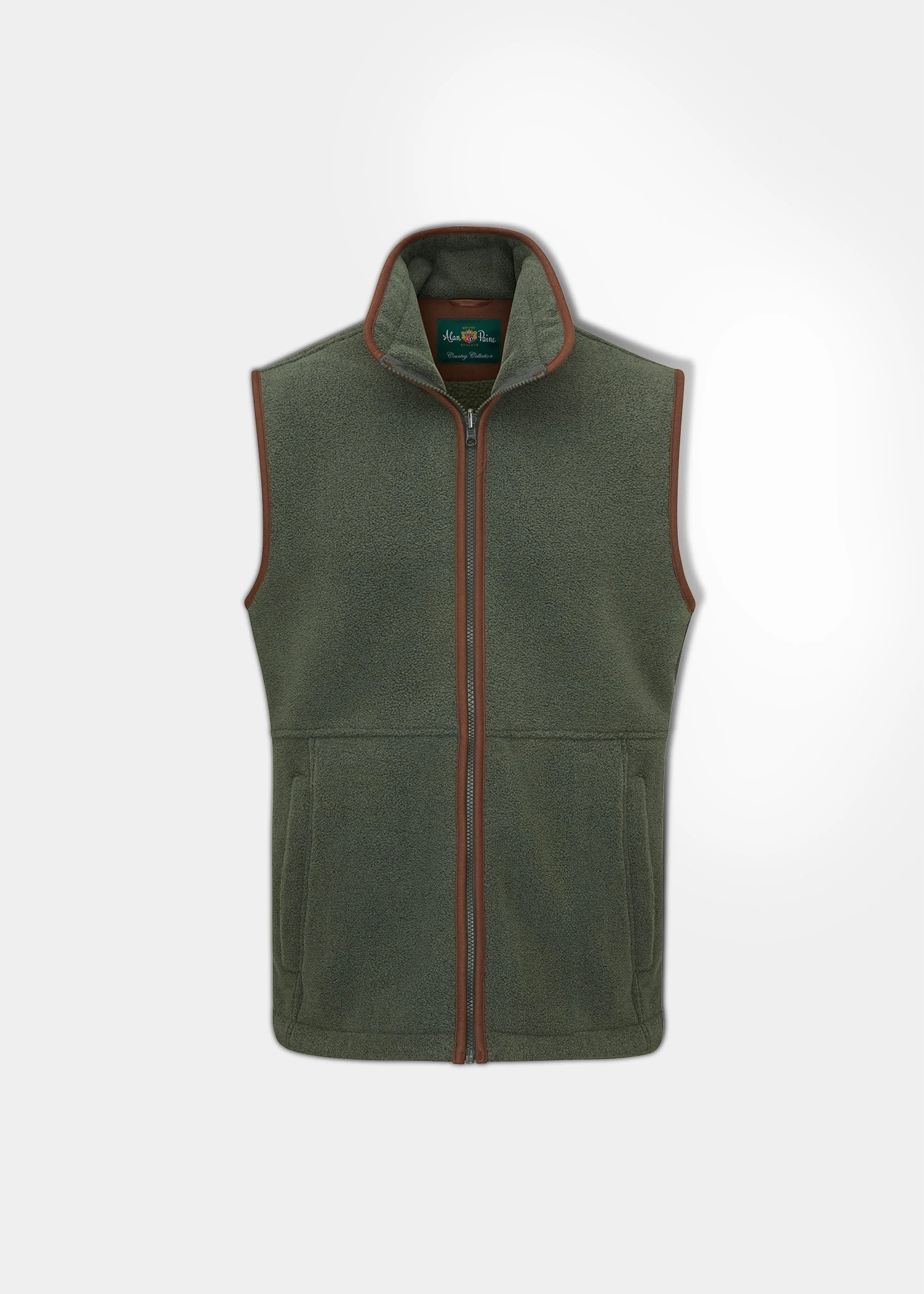 Aylsham Children's Fleece Waistcoat In Cedar Green 1 Aylsham Children's Fleece Waistcoat In Cedar Green