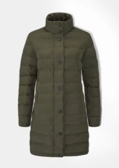 Calsall Ladies Coat In Olive - Regular Fit