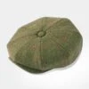 Combrook Men's Tweed Bakerboy Cap In Sage