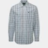 Ilkley Men's Country Check Blue Shirt - Shooting Fit