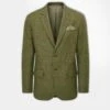 Surrey Tweed Lined Blazer In Marsh - Regular Fit