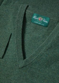 Albury Geelong Wool Jumper In Rosemary - Regular Fit -Alan Paine Fashion Store Albury Geelong Wool Jumper Rosmary