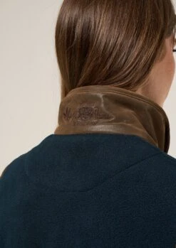 Aylsham Ladies Fleece Gilet In Dark Navy - Regular Fit -Alan Paine Fashion Store Aylsham Fleece Womens Gilet Navy 5