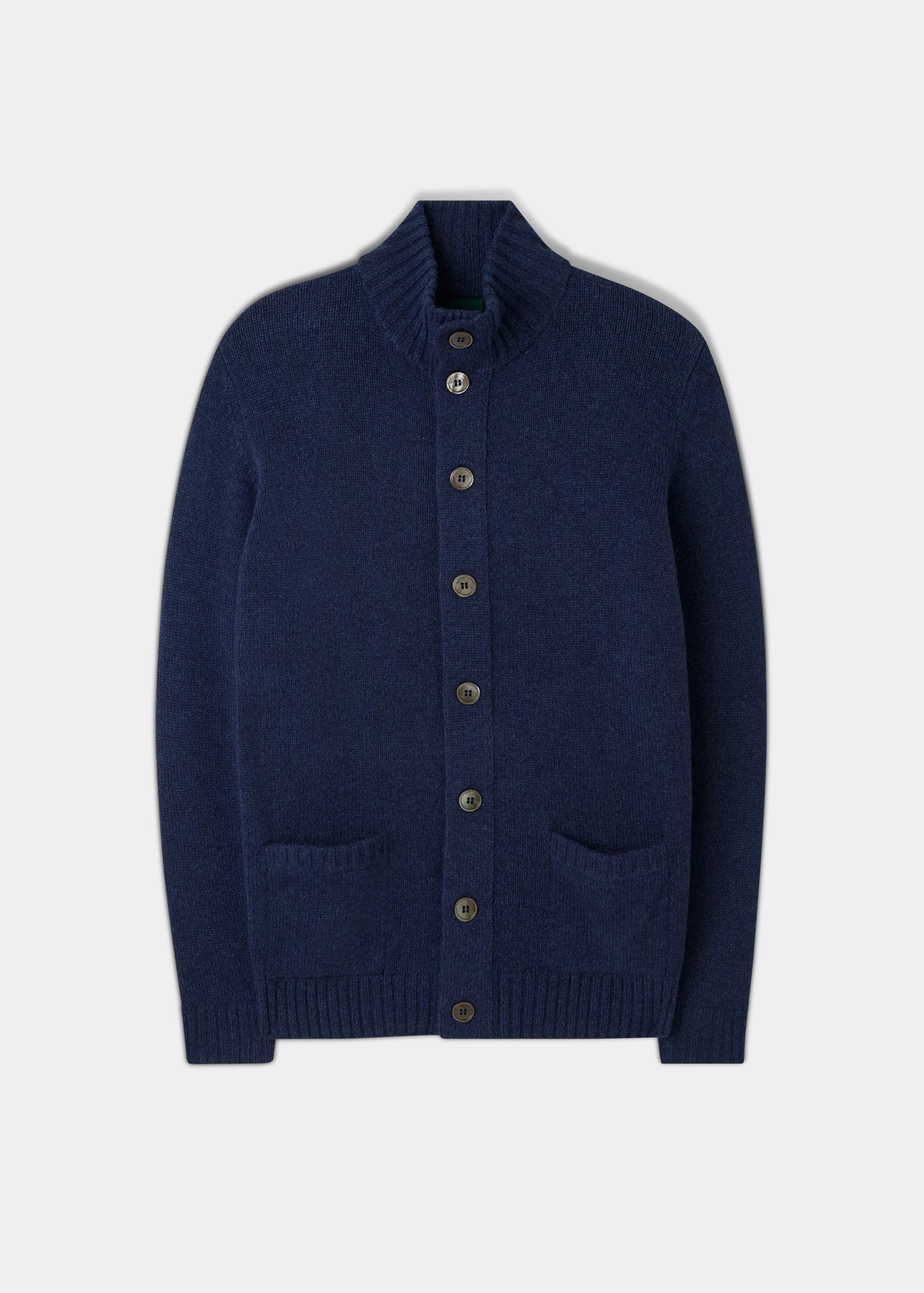 Landford Men's Lambswool Buttoned Jumper In Rhapsody - Regular Fit 1 Landford Men's Lambswool Buttoned Jumper In Rhapsody - Regular Fit