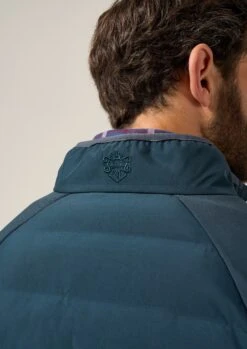 Calsall Men's Hybrid Jacket In Navy - Regular Fit -Alan Paine Fashion Store Calsall Mens Hybrid Quilted Jacket Navy 4 7bed57f7 713d 4297 a9b3 71a4d6887e2f