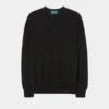 Haddington Cashmere Jumper In Black - Regular Fit