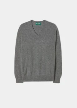 Haddington Cashmere Jumper In Derby - Regular Fit