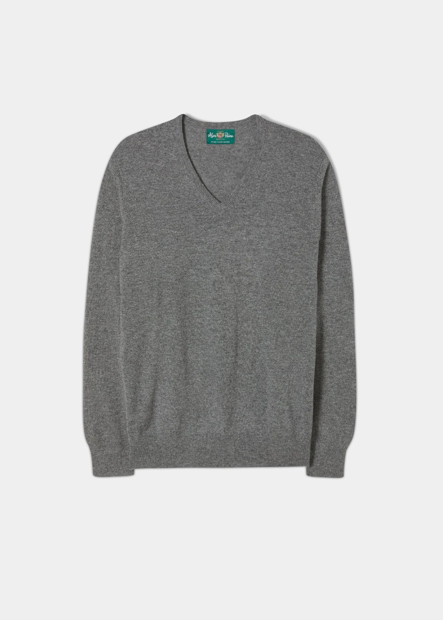 Haddington Cashmere Jumper In Derby - Regular Fit 1 Haddington Cashmere Jumper In Derby - Regular Fit