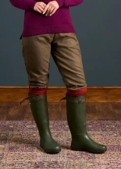 Combrook Ladies Tweed Shooting Breeks In Willow -Alan Paine Fashion Store Combrook Ladies Tweed Breeks Willow 3