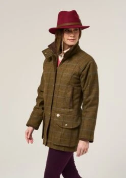 Combrook Ladies Tweed Shooting Coat In Hazel - Shooting Fit -Alan Paine Fashion Store Combrook Ladies Tweed Shooting Coat Grove 2 64523402 f5a7 45eb a704 31ec6642a5e5