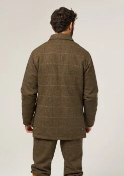 Combrook Men's Waterproof Tweed Coat In Teak - Regular Fit 13 Combrook Men's Waterproof Tweed Coat In Teak - Regular Fit -Alan Paine Fashion Store Combrook Mens Tweed Shooting Coat Teak 5