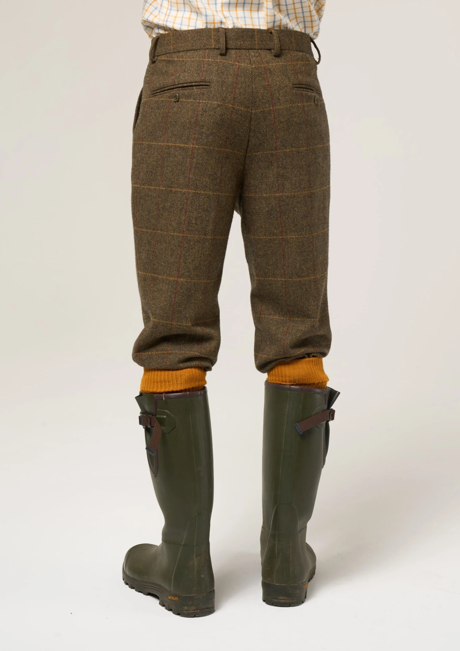 Combrook Men's Tweed Shooting Breeks In Teak 4 Combrook Men's Tweed Shooting Breeks In Teak - Image 4