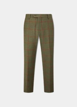 Combrook Men's Tweed Trousers In Reed - Regular Fit