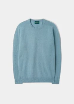 Dorset Men's Lambswool Jumper In Blue Seal - Classic Fit