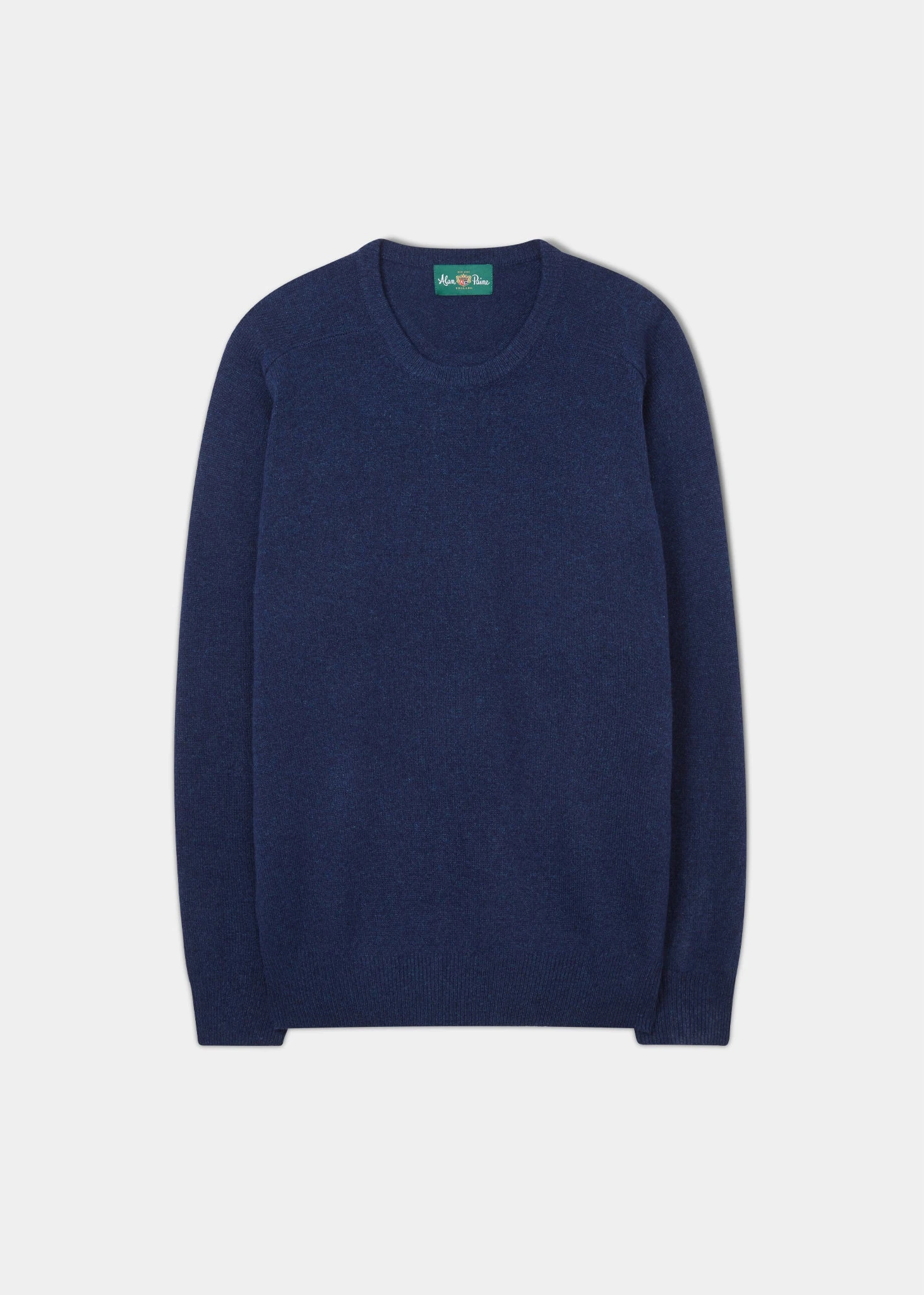 Dorset Men's Lambswool Jumper In Indigo - Classic Fit 1 Dorset Men's Lambswool Jumper In Indigo - Classic Fit