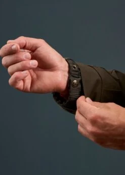 Dunswell Men's Waterproof Field Coat In Olive - Shooting Fit -Alan Paine Fashion Store Dunswell Mens Waterproof Field Coat Olive 5