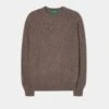 Brisbane Geelong Wool Jumper In Teak - Regular Fit