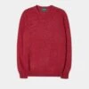Brisbane Geelong Wool Jumper In Poppy Melange - Regular Fit