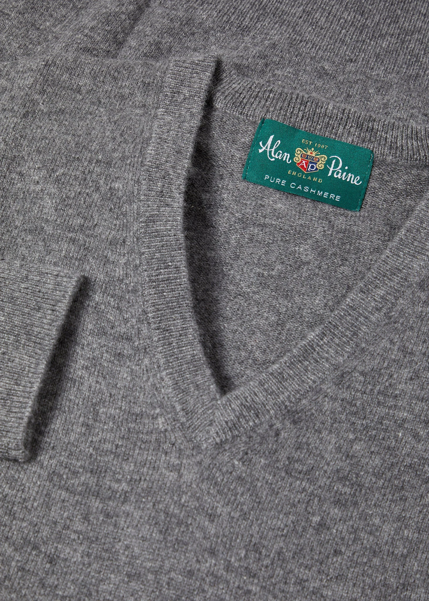 Haddington Cashmere Jumper In Derby - Regular Fit 2 Haddington Cashmere Jumper In Derby - Regular Fit - Image 2