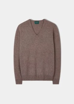 Hampshire Lambswool Jumper In Vole - Classic Fit