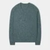 Hampshire Lambswool Jumper In Caspian - Classic Fit