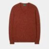 Hampshire Lambswool Jumper In Ember - Classic Fit