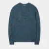 Hampshire Lambswool Jumper In Hunter - Classic Fit