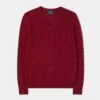 Kilsyth Men's Lambswool Jumper In Poppy - Regular Fit