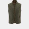 Richmond Men's Quilted Waistcoat In Olive
