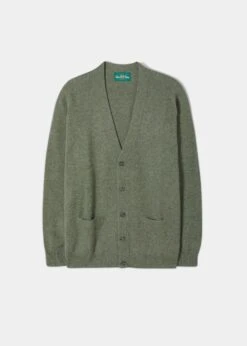 Cornwall Lambswool Cardigan In Landscape - Classic Fit