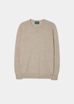 Dorset Men's Lambswool Jumper In Cobble - Classic Fit