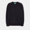 Dorset Men's Lambswool Jumper In Navy - Classic Fit