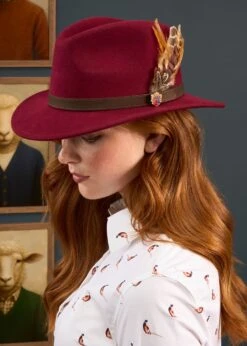 Lawen Ladies Printed Cotton Shirt - Pheasant Design -Alan Paine Fashion Store Lawen Ladies Pheasant Design Shirt 6