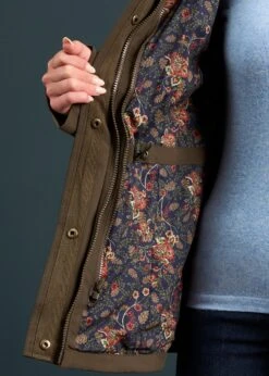 Lockwood Ladies Jacket In Olive 12 Lockwood Ladies Jacket In Olive -Alan Paine Fashion Store Lockwood Ladies Jacket Olive 5