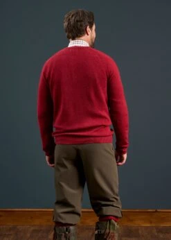 Lockwood Men's Breeks In Olive 6 Lockwood Men's Breeks In Olive -Alan Paine Fashion Store Lockwood Mens Shooting Breeks Olive 2