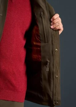 Lockwood Men's Shooting Waistcoat In Olive -Alan Paine Fashion Store Lockwood Mens Shooting Waistcoat Olive 4