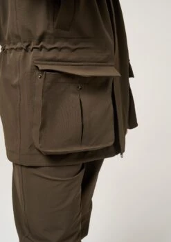 Lockwood Men's Shooting Coat In Olive - Shooting Fit -Alan Paine Fashion Store Lockwood Waterproof Shooting Coat Olive 4 fotor 20240710131636