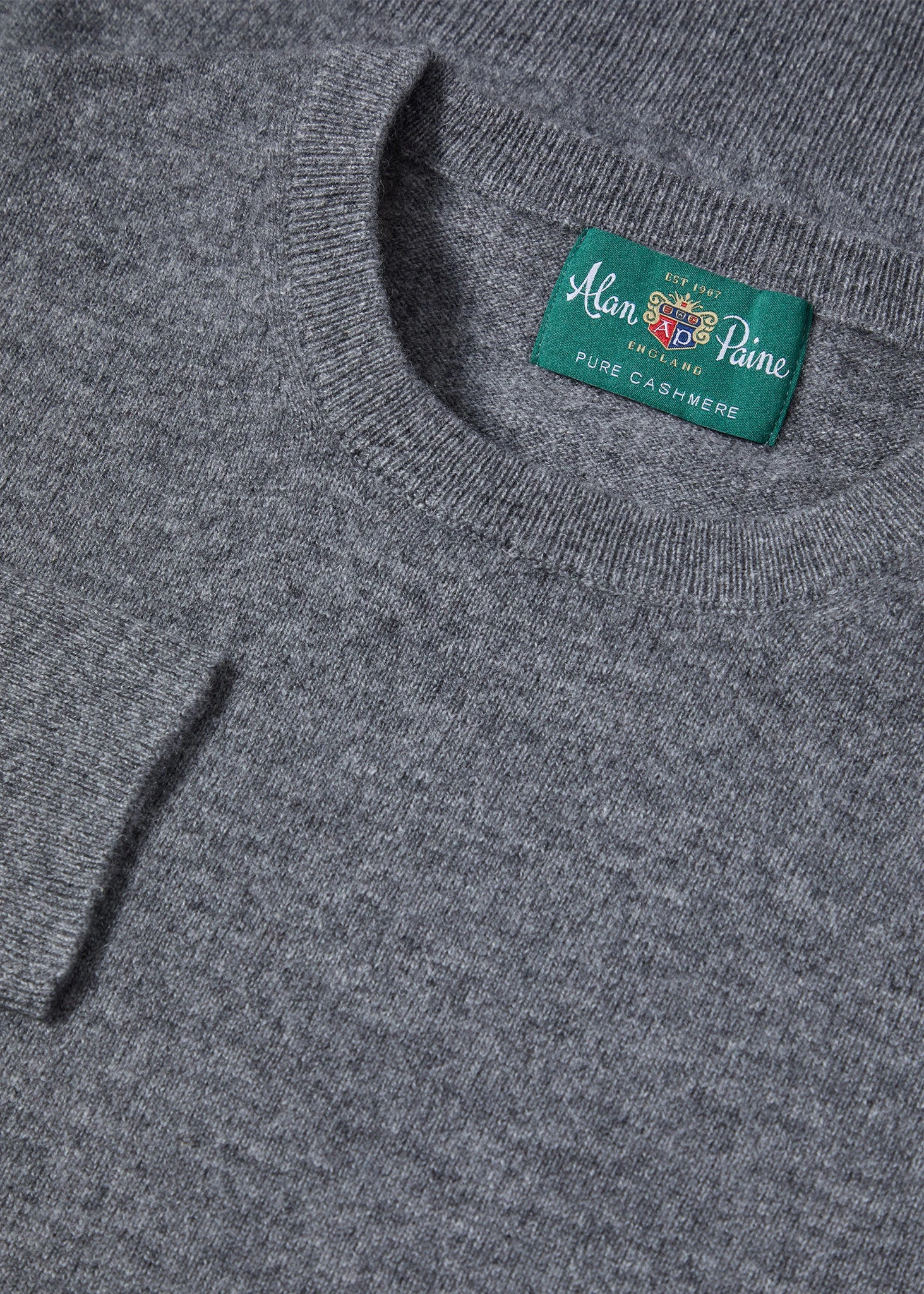 Melfort Cashmere Jumper In Derby - Regular Fit 2 Melfort Cashmere Jumper In Derby - Regular Fit - Image 2