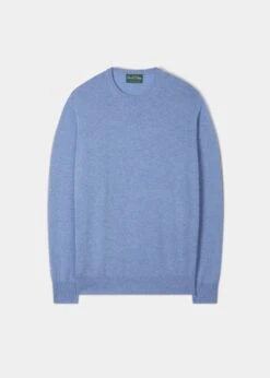 Melfort Cashmere Jumper In Ocean - Regular Fit