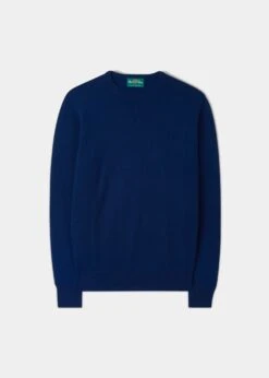 Melfort Cashmere Jumper In Indigo - Regular Fit