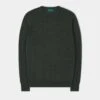 Melfort Cashmere Jumper In Rosemary - Regular Fit