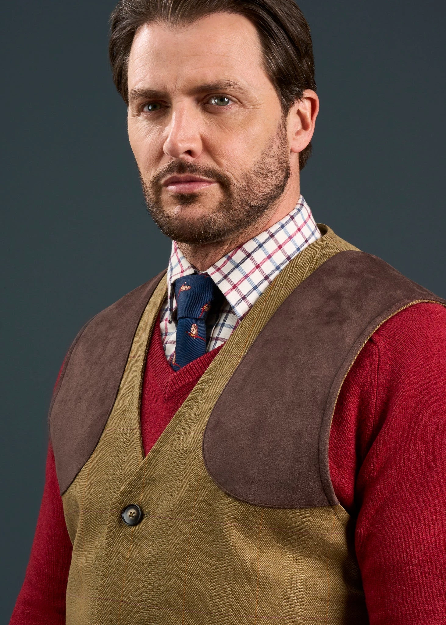 Axford Men's Waterproof Lightweight Shooting Waistcoat In Aspen - Shooting Fit 4 Axford Men's Waterproof Lightweight Shooting Waistcoat In Aspen - Shooting Fit - Image 4