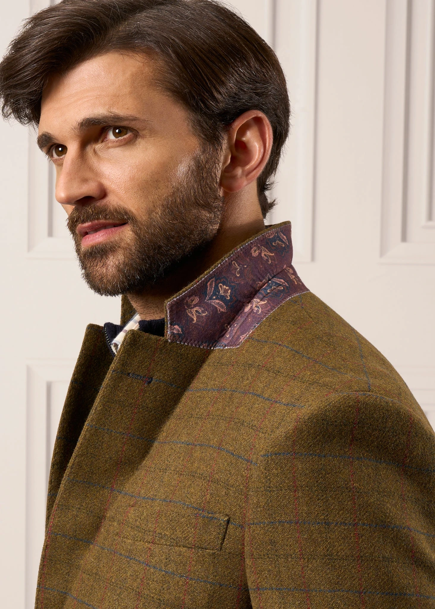 Surrey Tweed Lined Blazer In Moor - Regular Fit 5 Surrey Tweed Lined Blazer In Moor - Regular Fit - Image 5
